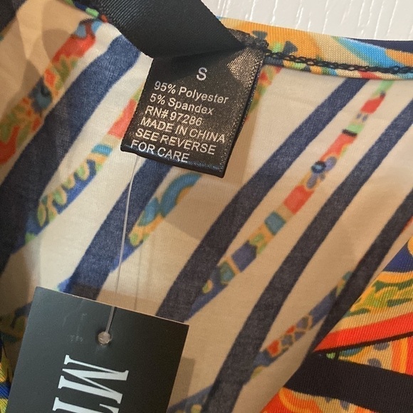 MT collection size S colorful maxi dress NWT - Picture 2 of 4